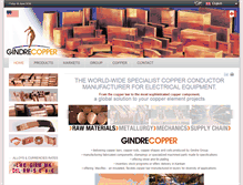 Tablet Screenshot of gindrecopper.com